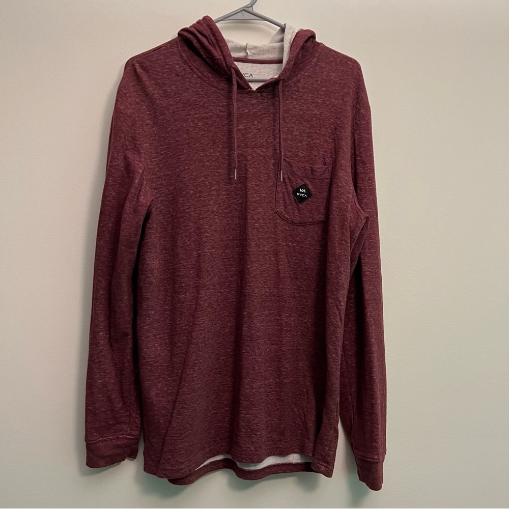 RVCA Men's hoodie Red L MH917DTP